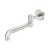 Mecca Wall Mounted Swivel Bath Spout (Only) 225mm II Brushed Nickel [330895]