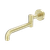 Mecca Wall Mounted Swivel Bath Spout (Only) 225mm II Brushed Gold [330923]