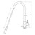 Xacta Xpressfit Sink Mixer Stainless Steel 5Star Gooseneck & Pull-Out Dual Black Chrome [192308]