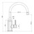 X-Class Xpressfit Sink Mixer Stainless Steel 4Star Gooseneck Satin Stainless Steel [192328]
