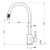Xplorer Xpressfit Sink Mixer Stainless Steel 3Star Mini Pull-Out Des Satin Stainless Steel [192344]