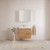 Elemental Vanity 750mm Centre Bowl Alpha Top Floor Standing Tassie Oak 1 Tap Hole [331178]