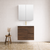 Elemental Vanity 750mm Centre Bowl Alpha Top Floor Standing Aged Walnut 1 Tap Hole [331179]