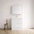 Elemental Vanity 750mm Centre Bowl Alpha Top Floor Standing White Ultra Matte 1 Tap Hole [331180]