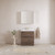 Elemental Plus Vanity 750mm Centre Bowl Alpha Top Floor Standing Aged Walnut 1 Tap Hole [331175]