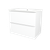 Elemental Plus Vanity 750mm Centre Bowl Alpha Top Floor Standing White Ultra Matte 1 Tap Hole [331176]