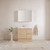 Elemental Vanity 900mm Centre Bowl Alpha Top Floor Standing Silk Primavera Oak 1 Tap Hole [331188]