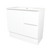 Elemental Vanity 900mm Centre Bowl Alpha Top Floor Standing White Ultra Matte 1 Tap Hole [331186]