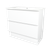 Elemental Plus Vanity 900mm Centre Bowl Alpha Top Floor Standing White Ultra Matte 1 Tap Hole [331187]
