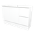 Elemental Vanity 1200mm Centre Bowl Alpha Top Floor Standing White Ultra Matte 1 Tap Hole [331193]