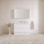 Elemental Plus Vanity  1200mm Centre Bowl Alpha Top Floor StandingWhite Ultra Matte 1 Tap Hole [331196]