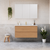 Elemental Plus Vanity Centre Bowl Alpha Top Floor Standing Tassie Oak 1200mm 1 Tap Hole [331190]