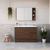 Elemental Vanity 1200mm Centre Bowl Alpha Top Floor Standing Aged Walnut 1 Tap Hole [331192]