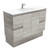 Vanessa 1200mm Poly-Marble Moulded Basin-Top + Edge Industrial Cabinet on Kick Board 1 Tap Hole [197808]