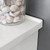 Vanessa Poly-Marble Moulded Basin-Top Double Bowl + Fingerpull Satin Black Cabinet Wall-Hung 1500mm 1 Tap Hole [197846]
