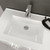 Vanessa 900 Poly-Marble Moulded Basin-Top, Single Bowl + Edge Industrial Cabinet Wall-Hung 2 Door 2 DoorW LH 1 Tap Hole [197987]
