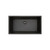 Kuro Granite 49L Single Bowl Kitchen Sink Matte Black [332023]