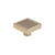 Slotted Square Shower Grate 100mm + 74mm Outlet Warm Brushed Nickel [328517]