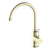York Sink Mixer Gooseneck Spout with White Porcelain Lever 5Star Aged Brass Lead Free [332441]