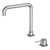 Mecca Hob Basin Mixer (Separate Square Spout) 6Star Brushed Nickel Lead Free [332474]