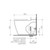Urbane II CleanFlush Close Coupled Wall Faced Pan White [200812]