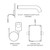 Liano II Sensor 175mm Wall Outlet Trim Kit Brushed Nickel Lead Free [306292]