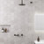 Kaya Wall Bath or Shower Mixer Small Round Plate Matte Black Lead Free [312495]
