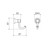 Riviere Robe Hook Brushed Brass [334393]