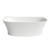 Riviere 1700mm Back-to-Wall Bath with Overflow Matte White [334297]