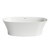 Riviere 1700mm Freestanding Bath with Overflow Gloss White [334299]
