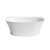 Riviere 1500mm Back-to-Wall Bath with Overflow Gloss White [334303]
