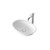 Riviere Above Counter Basin Matte White 0 Tap Holes [334321]