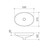 Riviere Inset Basin Matte White 0 Tap Holes [334323]