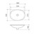 Riviere Under Counter Basin White 0 Tap Holes [334331]