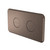 Riviere Invisi II Series Button Brushed Bronze [334289]