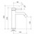 Riviere Mid Tower Basin Mixer Brushed Bronze [334435]