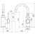 Riviere Gooseneck Basin Mixer Chrome [334389]