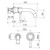 Riviere Wall Basin or Bath Mixer 175mm Brushed Nickel [334342]