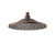 Riviere Rain Shower 250mm Brushed Bronze [334308]