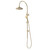 Riviere Rail Shower with Overhead Brushed Brass [334320]