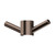 Vertical Rail Hook Round Brushed Bronze [334453]