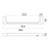 Gloss Hand Towel Rail Brushed Bronze [334464]