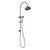 Cromford Twin Shower 210mm Rose Brushed Bronze [337265]