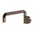 Designer Swivel Bath Outlet 230mm Round Brushed Bronze [337262]