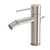 Vivid Slimline Bidet Mixer with Pop-Up Brushed Nickel [270048]