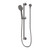 Vivid Slimline Rail Shower Brushed Carbon [278733]