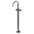 Vivid Slimline Floor Mounted Bath Mixer with Hand Shower Brushed Carbon [278885]