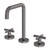 Vivid Slimline Plus Basin Set Brushed Carbon [278895]