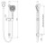 Teva Rail Shower Black [168342]