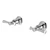 Cromford Wall Top Assemblies Chrome (Pair) Lead Free [300603]